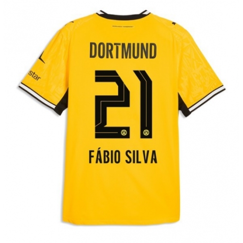 Borussia Dortmund Fabio Silva #21 Maglia Gara Casa Repliche 2026-27 Maniche Corte Borussia Dortmund Fabio Silva #21 Maglia Gara Casa Repliche 2026-27 Maniche Corte